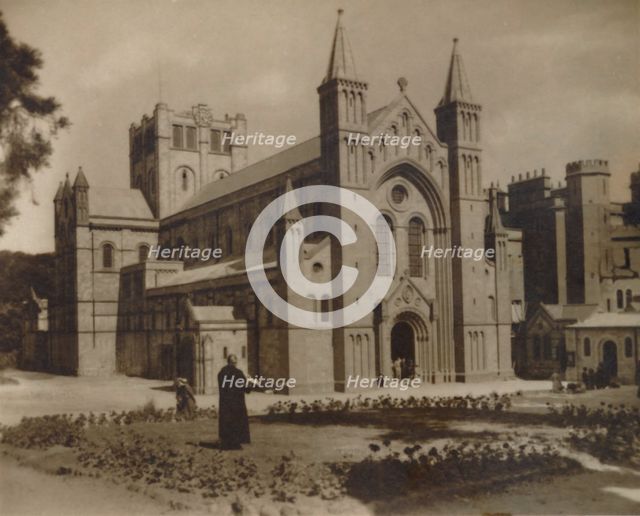 'Buckfast Abbey Church,' (N.W)', late 19th-early 20th century. Artist: Unknown.
