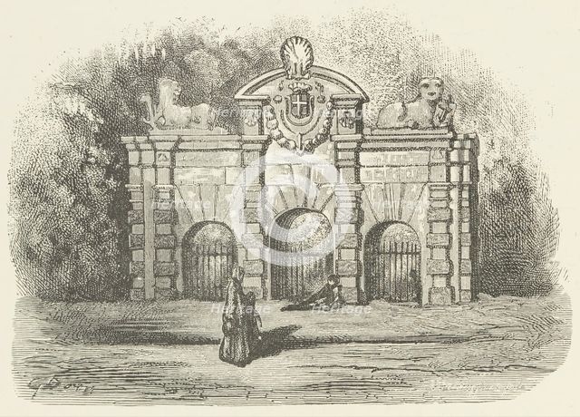 Buckingham Gate, 1872.  Creator: Unknown.
