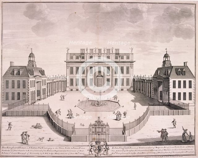 Buckingham House, Westminster, London, c.1710. Artist: Anon