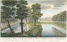 Buckingham Palace in St James Park London, 1750
