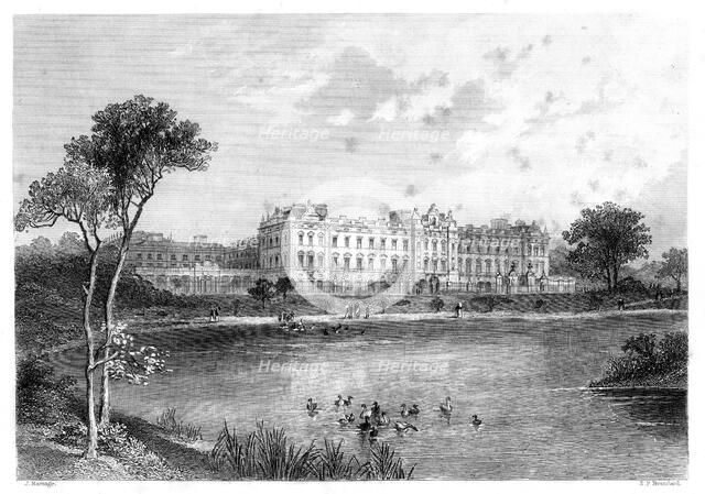 Buckingham Palace, London, 1899.Artist: Edward Paxman Brandard
