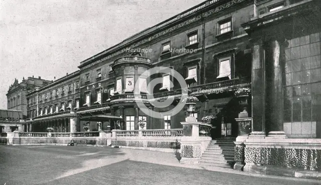 'Buckingham Palace...showing the room in which the King died', 1910. Creator: Unknown.