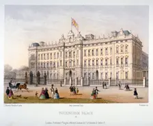 Buckingham Palace, Westminster, London, 1854. Artist: Charles Claude Bachelier