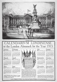 Buckingham Palace, Westminster, London, 1914. Artist: William Monk