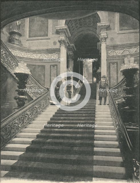 'Buckingham Palace: The Grand Staircase', 1886. Artist: Unknown.