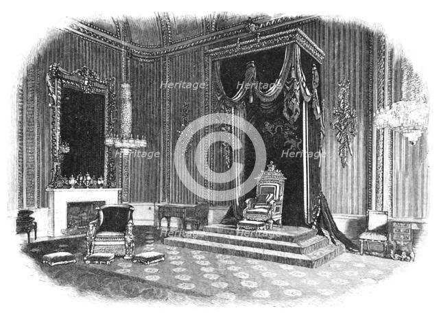 'Buckingham Palace: The Throne-Room', 1886. Artist: Unknown.