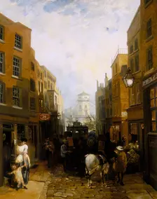 Buckingham Street, Strand 1854. Creator: Edmund John Niemann
