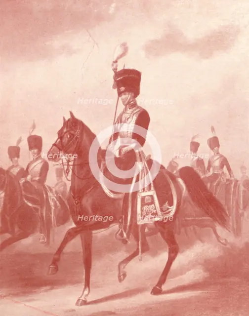 'Buckinghamshire Artillery Corps', 1844 (1909). Creator: John Harris the Younger.