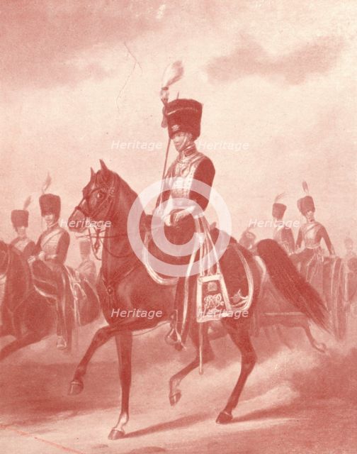 'Buckinghamshire Artillery Corps', 1844 (1909). Creator: John Harris the Younger.