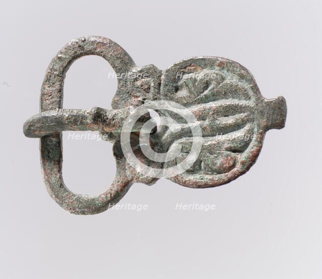 Buckle, Byzantine, 6th-7th century. Creator: Unknown.