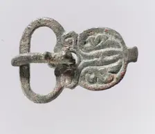 Buckle, Byzantine, 6th-7th century. Creator: Unknown