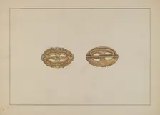 Buckle, c. 1937. Creator: Evelyn Bailey