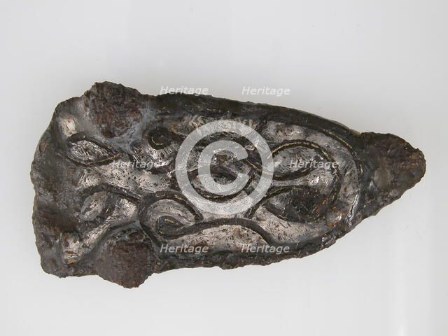 Buckle Plate, Frankish, 4th-7th century. Creator: Unknown.