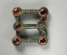 Buckle with Animal-Shaped Thorn and Belt Plate, 400s. Creator: Unknown
