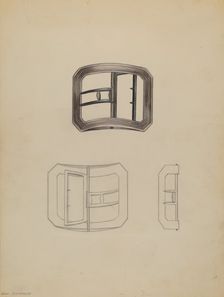 Buckles, c. 1936. Creator: John Dieterich
