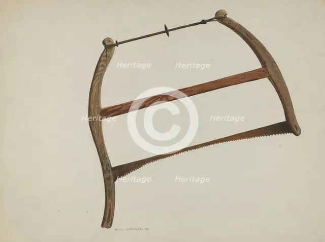 Bucksaw, 1938. Creator: Henry Waldeck.
