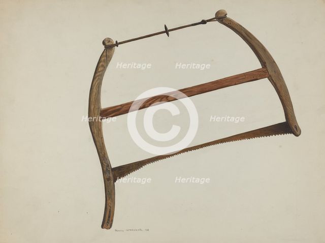 Bucksaw, 1938. Creator: Henry Waldeck.
