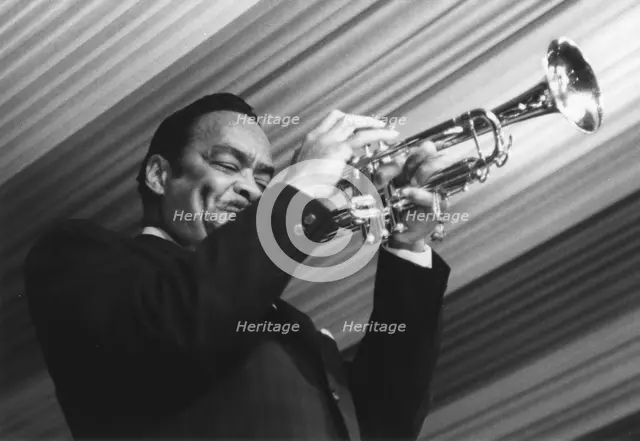 Buck Clayton, Manchester Jazz Festival, 1963. Creator: Brian Foskett.