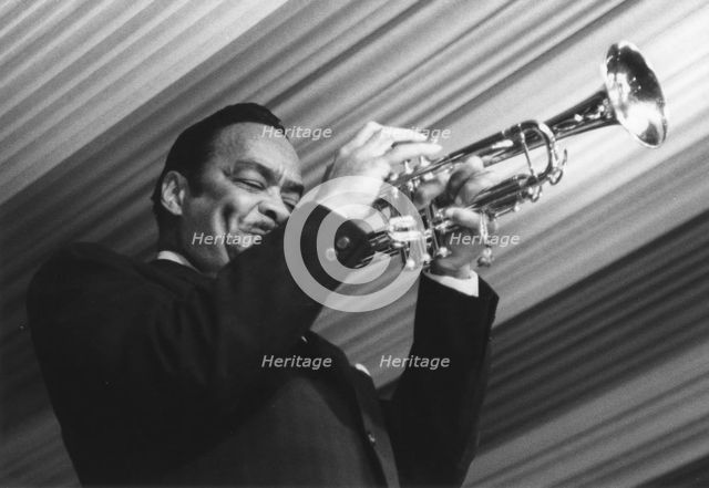 Buck Clayton, Manchester Jazz Festival, 1963. Creator: Brian Foskett.