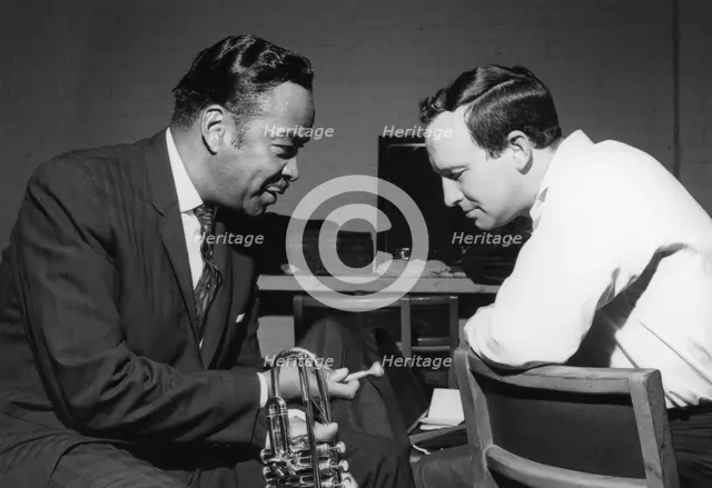 Buck Clayton and Alex Welsh, Daily Mail International Jazz Festival, Manchester, 1963. Creator: Brian Foskett.