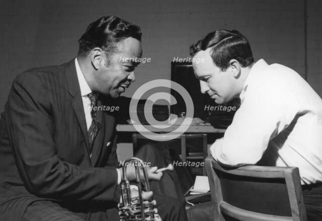 Buck Clayton and Alex Welsh, Daily Mail International Jazz Festival, Manchester, 1963. Creator: Brian Foskett.