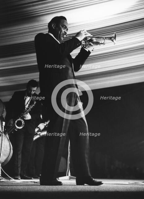 Buck Clayton, Daily Mail Jazz Festival, Belle Vue, Manchester, 1963. Creator: Brian Foskett.