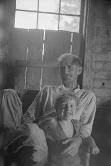 Bud and William Fields, Hale County, Alabama, 1936. Creator: Walker Evans