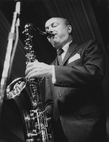 Bud Freeman, Daily Mail International Jazz Festival, Manchester, 1963. Creator: Brian Foskett
