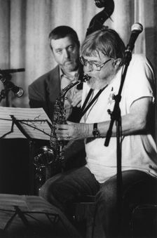 Bud Shank, Peterborough, Cambridgeshire, 1995. Creator: Brian Foskett