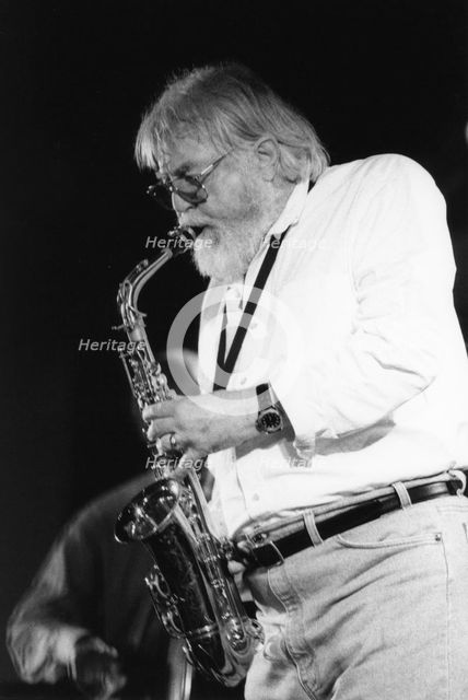 Bud Shank, Peterborough, Cambridgeshire, 1995. Creator: Brian Foskett.
