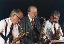 Bud Shank, UK tour, 1995. Creator: Brian Foskett