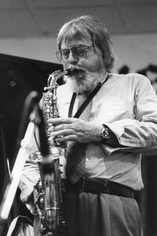 Bud Shank, UK tour, 1995. Creator: Brian Foskett