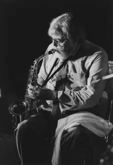 Bud Shank, UK tour, 1995. Creator: Brian Foskett