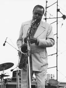 Bud Tate, Capital Jazz Festival, London, 1979. Creator: Brian Foskett