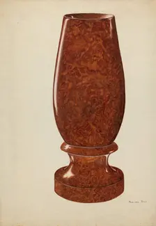 Bud Vase, c. 1937. Creator: Vera Van Voris