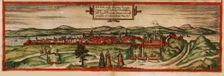 Buda, vulgo Ofen (From: Civitates orbis terrarium), 1572. Artist: Braun, Georg (1541-1622)