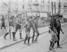 Buda - Pesth, Boy Scouts, between c1915 and c1920. Creator: Bain News Service