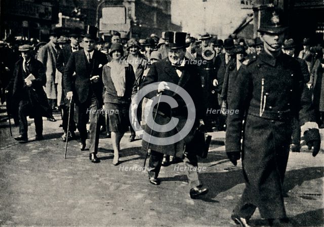 'Budget Day, 1928', (1945). Creator: Unknown.