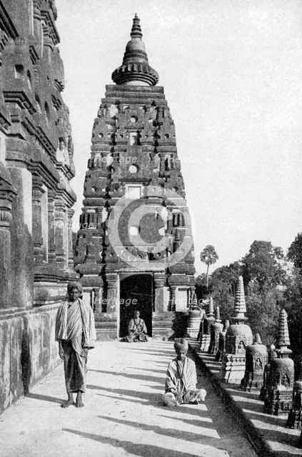 Buddh Gaya, Buddha's holiest place, India, 1922.Artist: Deaville Walker