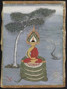 Buddha Mucalinda, 19th Century. Creator: Unknown
