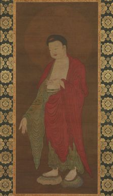 Buddha Amitabha descending from his Pure Land, 13th century. Creator: Unknown