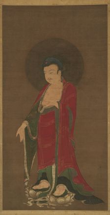 Buddha Amitabha Descending from His Pure Land, late 13th century. Creator: Unknown