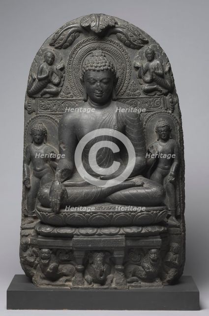 Buddha Calling on Earth to Witness, 800s. Creator: Unknown.
