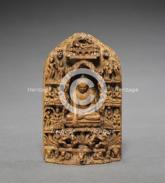 Buddha Calling the Earth to Witness, 1000-1100s. Creator: Unknown.