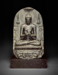 Buddha Giving the First Sermon (Dharmachakrapravartanamudra), late 10th/early 11th cent. Creator: Unknown