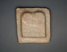 Buddha's Footprints (Buddhapada), c. 2nd/3rd century. Creator: Unknown