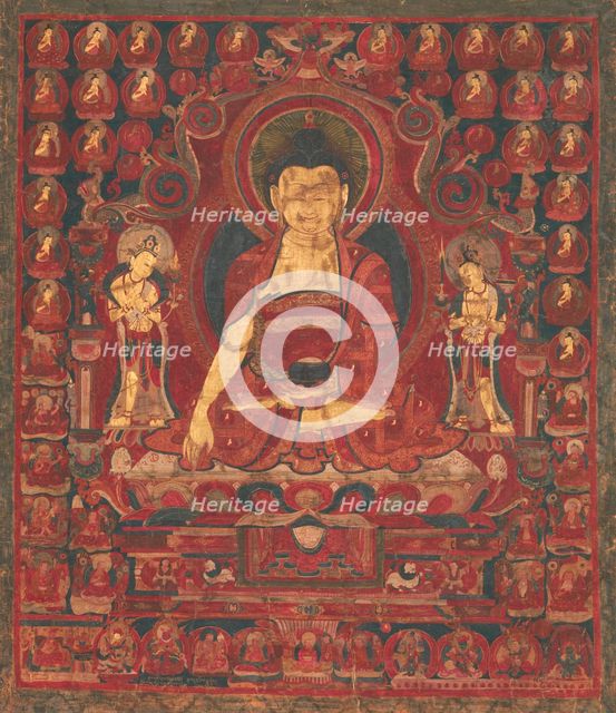 Buddha Shakyamuni as "Lord of the Munis", mid-17th century. Creator: Unknown.
