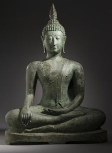 Buddha Shakyamuni (image 1 of 4), 14th-15th century. Creator: Unknown