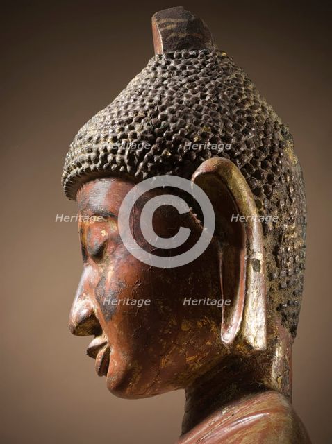 Buddha Shakyamuni (image 4 of 5), c.13th century. Creator: Unknown.
