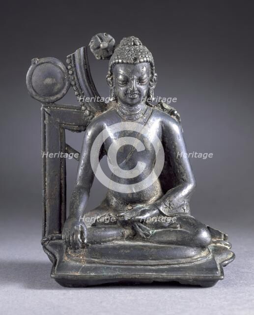 Buddha Shakyamuni or the Jina Buddha Akshobhya, 9th-10th century. Creator: Unknown.